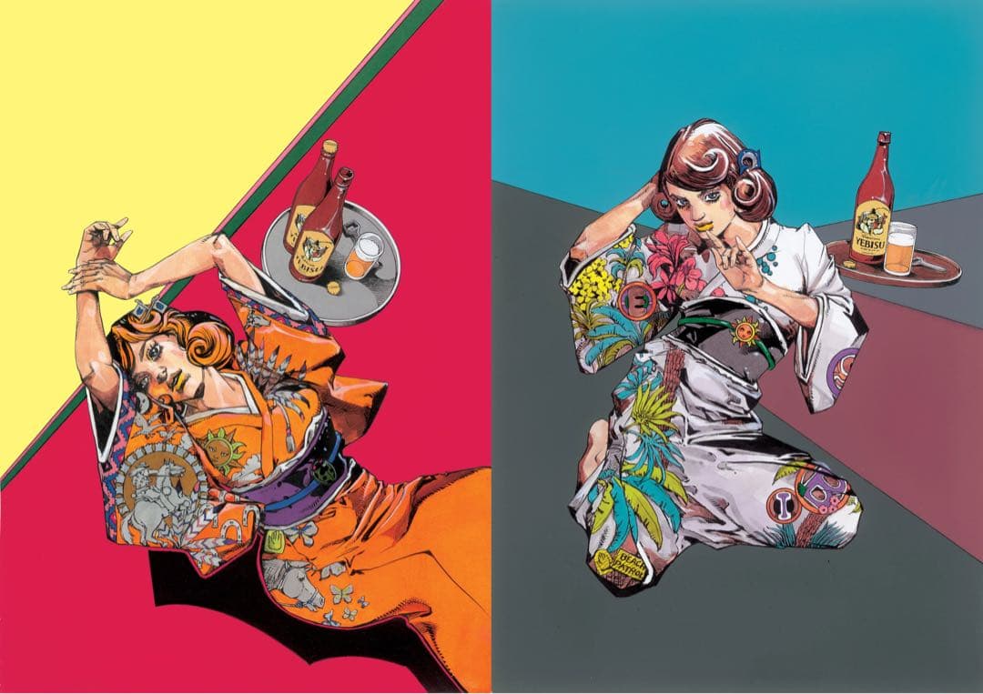 送料込み！ジョジョ荒木飛呂彦　美人画 新品　ポスター