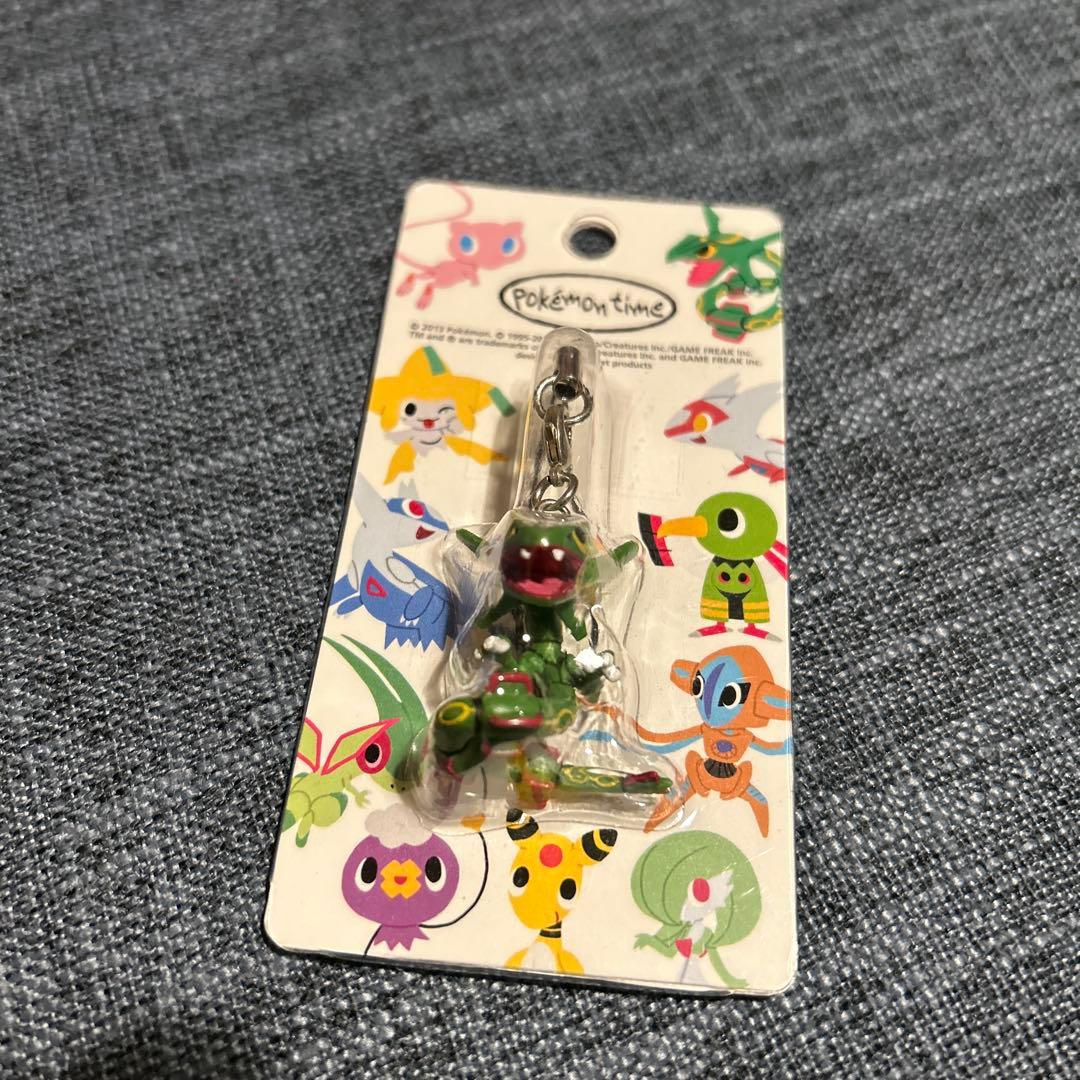 ポケモンセンター　ポケモンタイム　レックウザ ストラップ