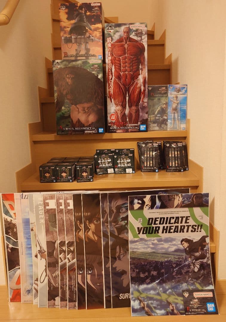 進撃の巨人　一番くじ a賞 b賞 ラストワン　まとめ売り