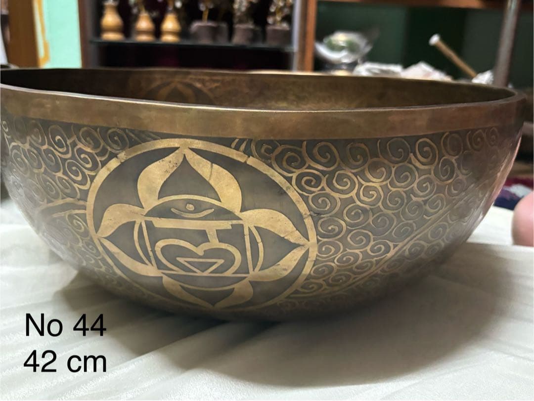 2025 シンギングボウル No 44 42 cm グリーンターラ