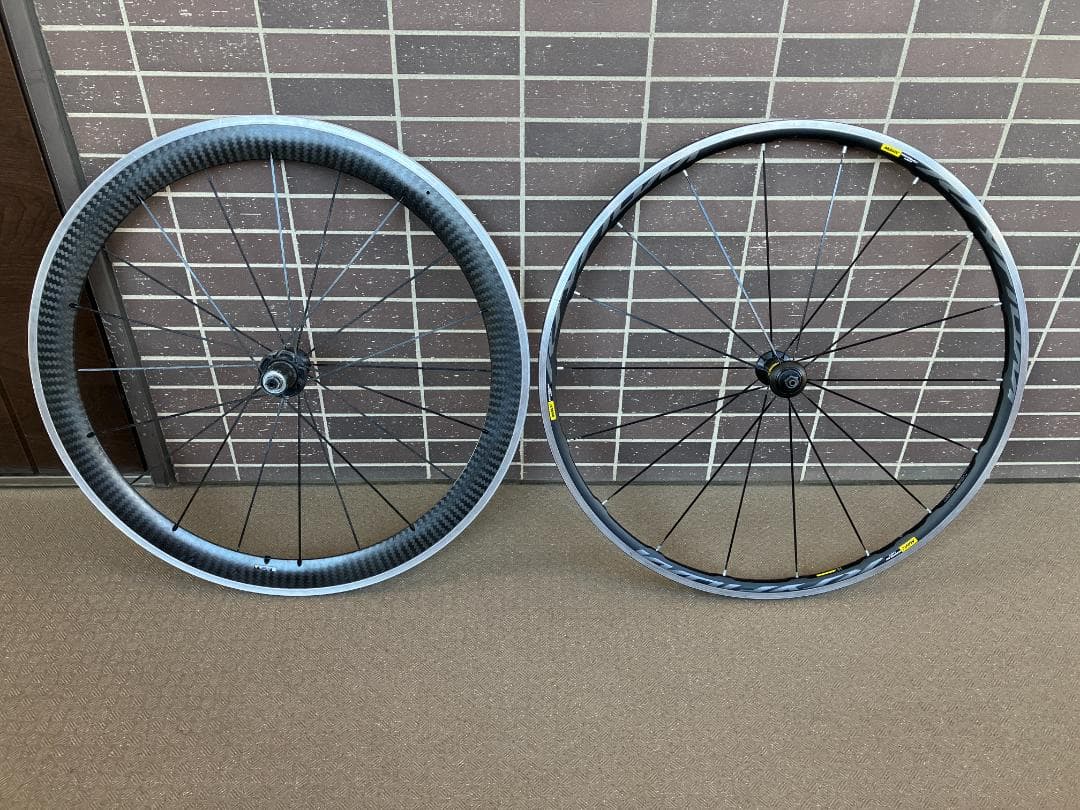 MAVIC　F：KSYRIUM UST　R：COSMIC PRO CARBON