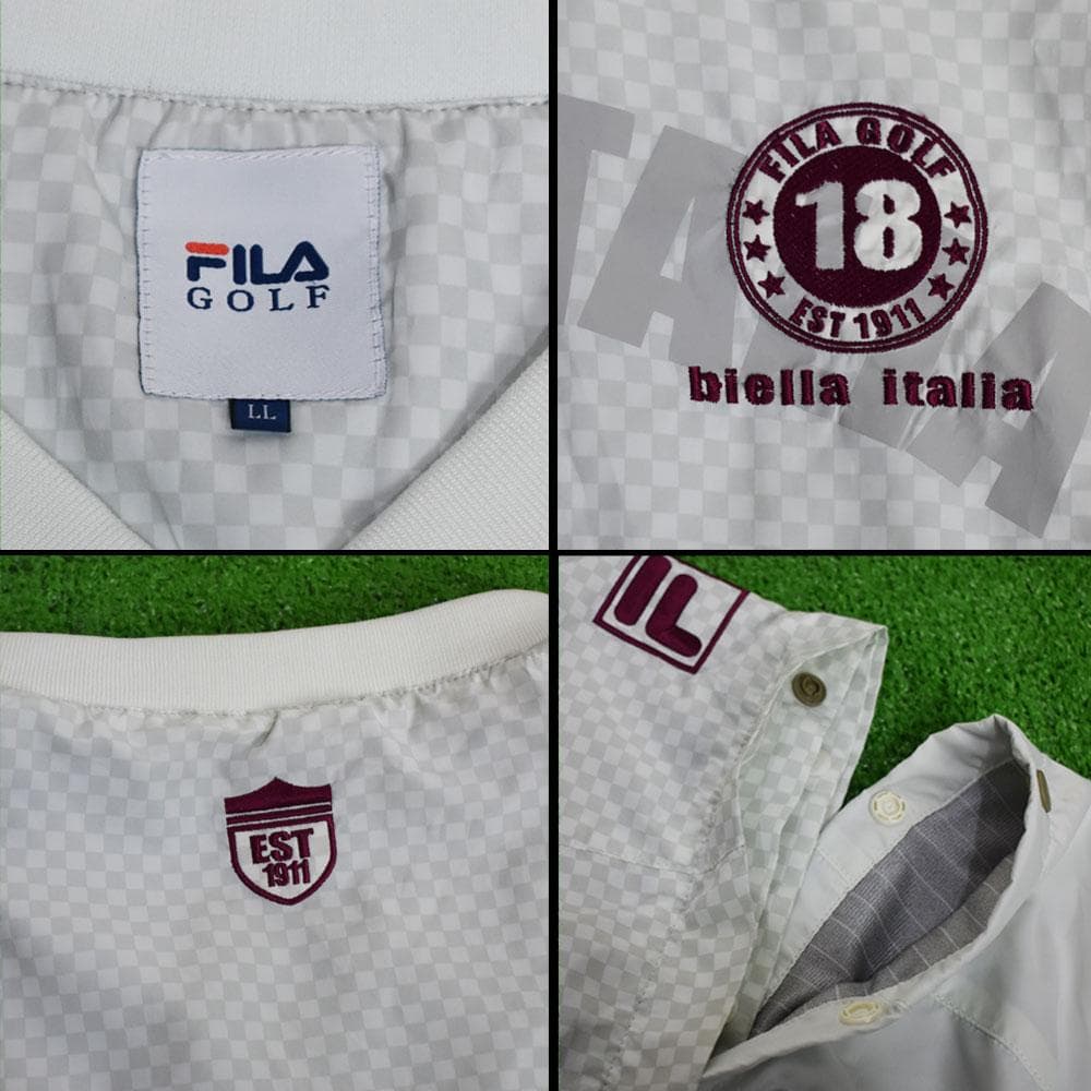 1*3様 FILA GOLF/フィラゴルフ 防風２ＷＡＹジャケット【LL】美品！