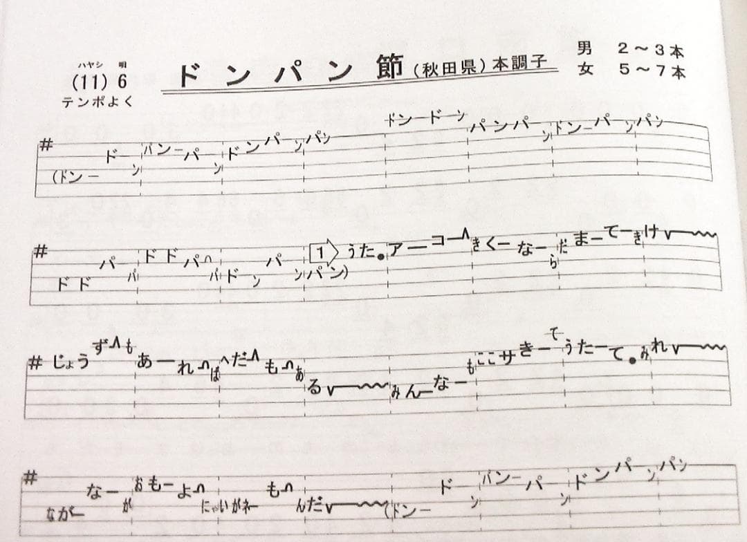 日本の民謡　五線譜10集セット(10%OFF)e59~楽譜/上達/入門/指導