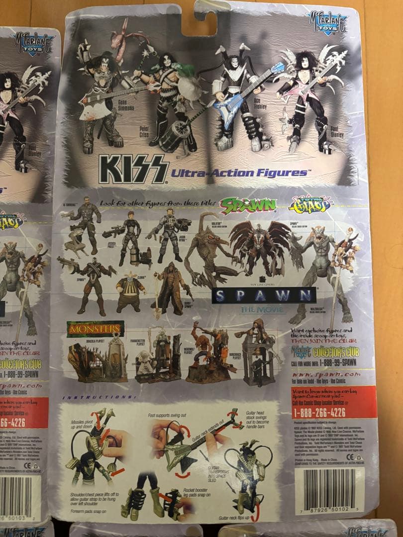 KISS マクファーレントイズ ウルトラアクションフィギュア セット