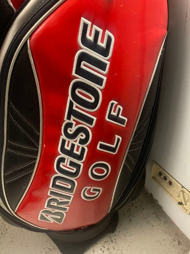 BRIDGESTONE ゴルフバッグ 赤黒