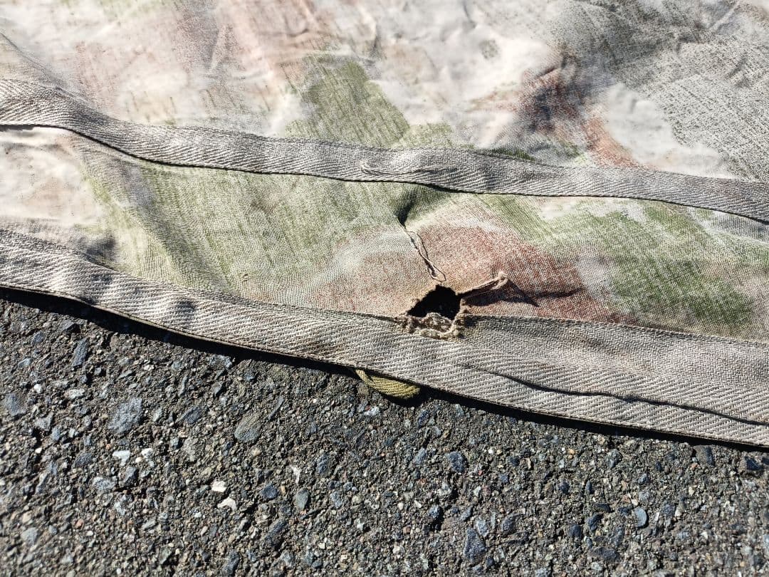 【軍幕】チェコスロバキア軍 初期菱形 2枚 クラウドカモ