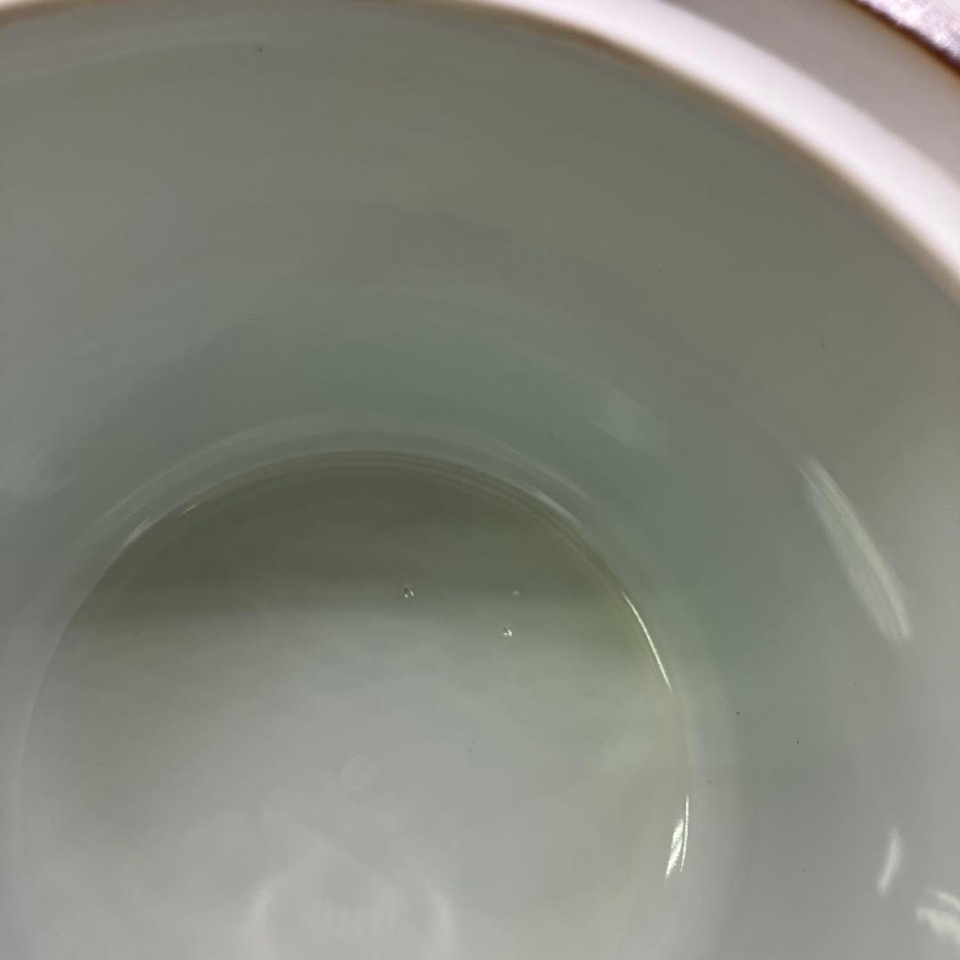 水指　清閑寺窯　杉田祥平造　祥瑞四君子　丸紋　　茶道具