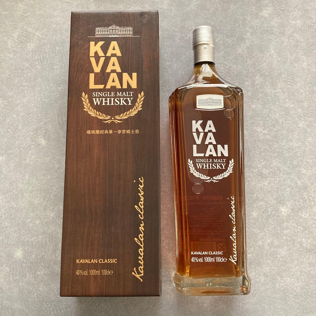 未開封KAVALAN CLASSIC ウイスキー 40% 1000ml
