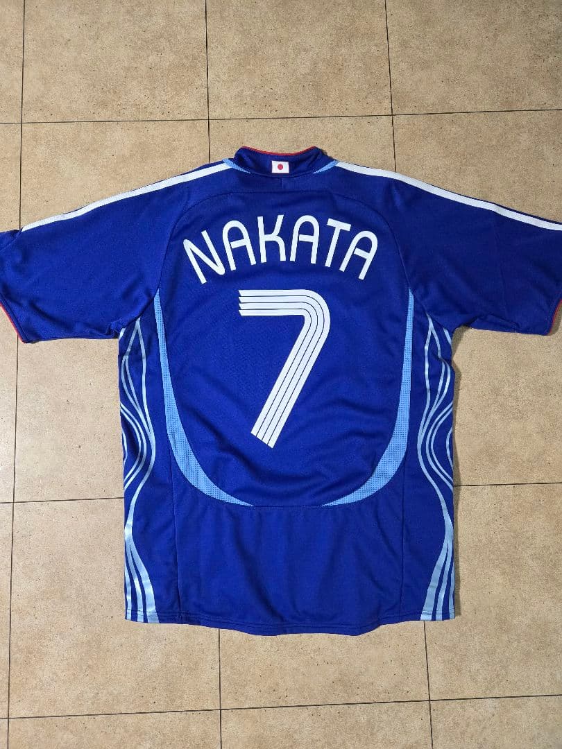 2006年W杯 サッカー 日本代表 中田英寿 ユニフォームadidas 背番号7