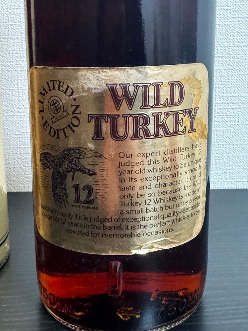 WILD TURKEY 12年 ワイルドターキー ゴールドラベル
