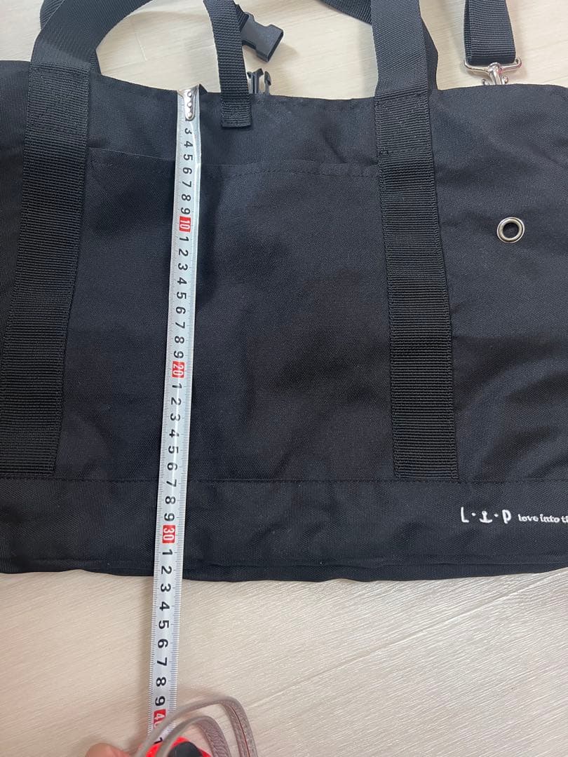 Sサイズ 黒 ナイロン キャリーバッグ