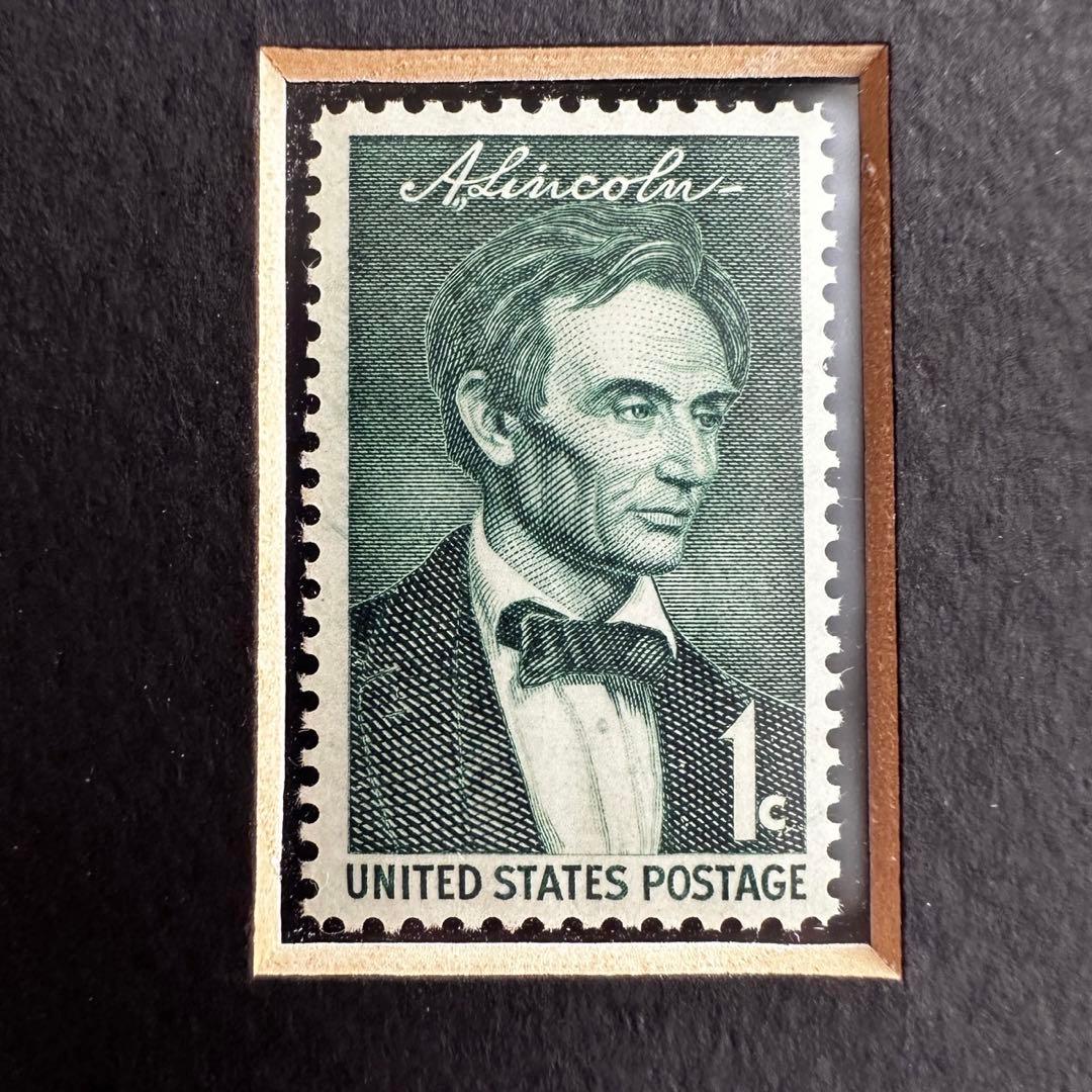 Abraham Lincoln リンカーン 生誕150周年記念切手 【レア切手】