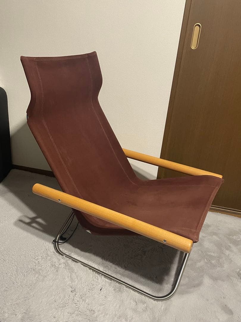 ニーチェアX ナチュラル タグ無し Nychair 折りたたみ椅子 ①