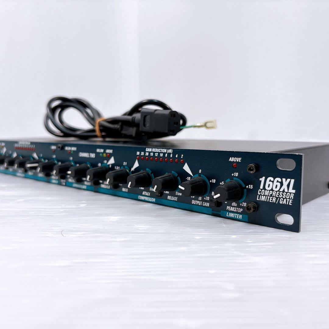 【美品】dbx 166XL コンプレッサー リミッター ゲートエクスパンダー