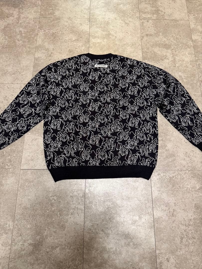 JACK BUNNY ジャックバニー ドラえもん ネイビー ニット golf