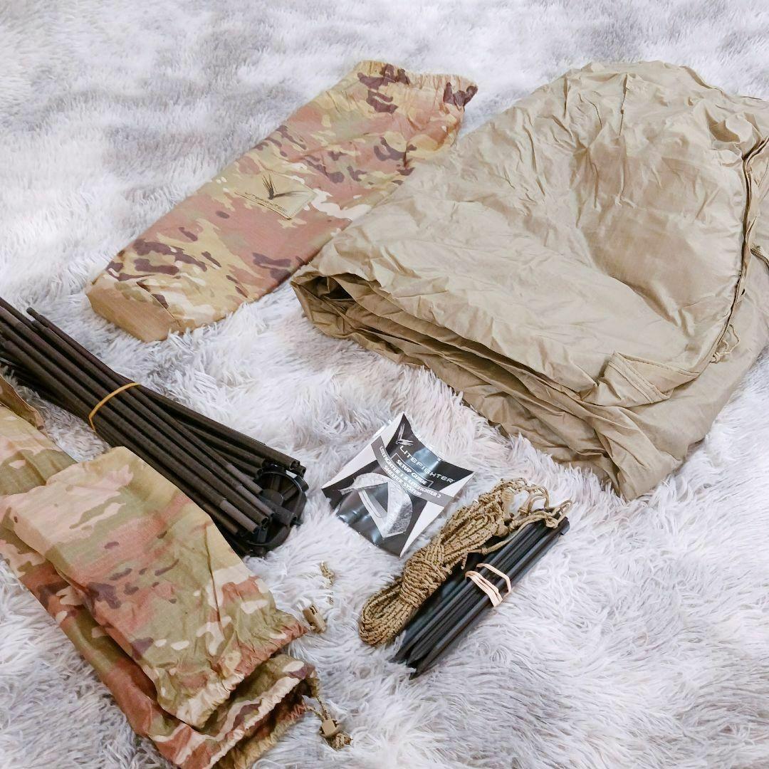 ❤️米軍✨新品未使用❤️海外❤️登山 キャンプ ライトファイター ✨1人用