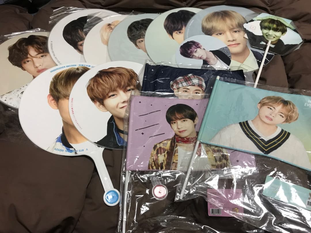 BTS テヒョン　うちわ