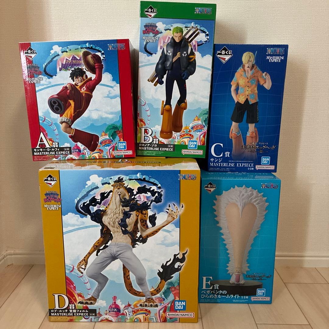 ワンピース 一番くじ 未来島 エッグヘッド フィギュア 5種類