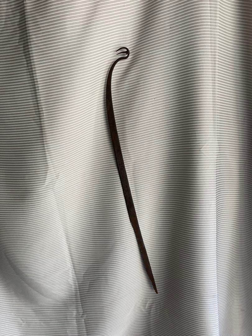 古物　うなぎ掻き　古民具　鉄