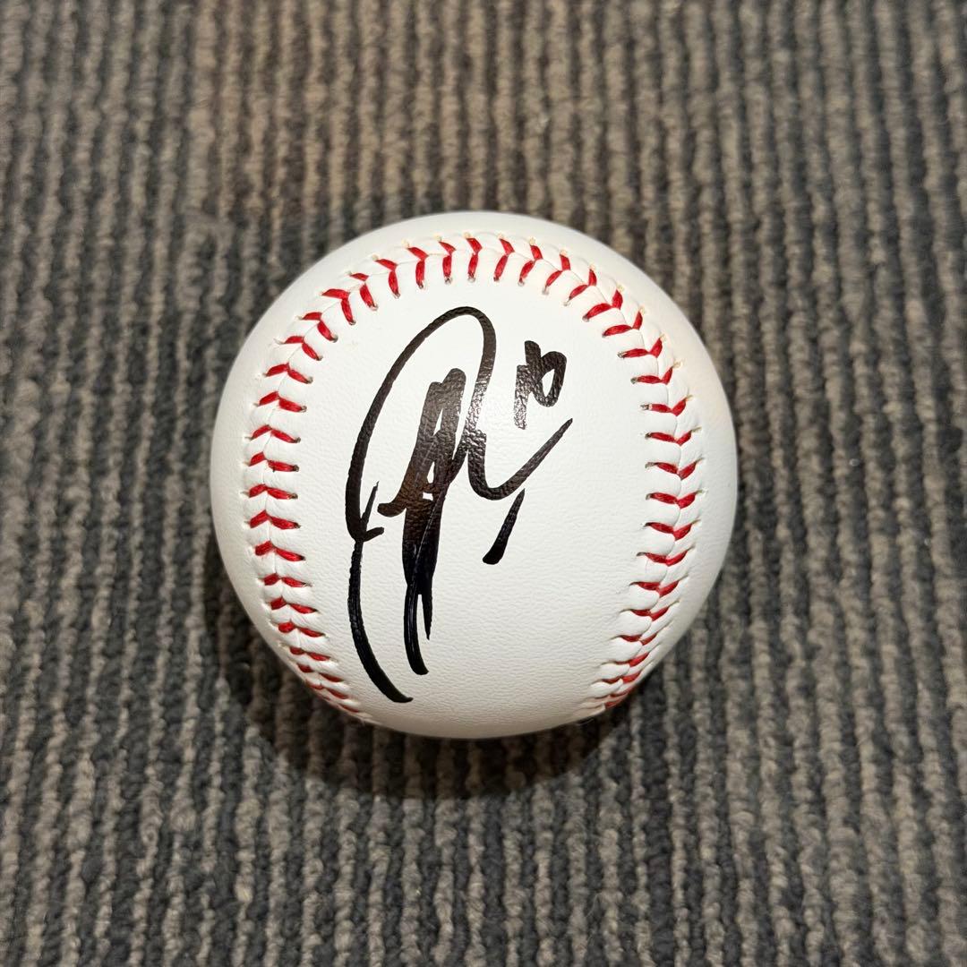 北海道日本ハムファイターズ 達孝太 直筆サインボール 沖縄キャンプロゴボール