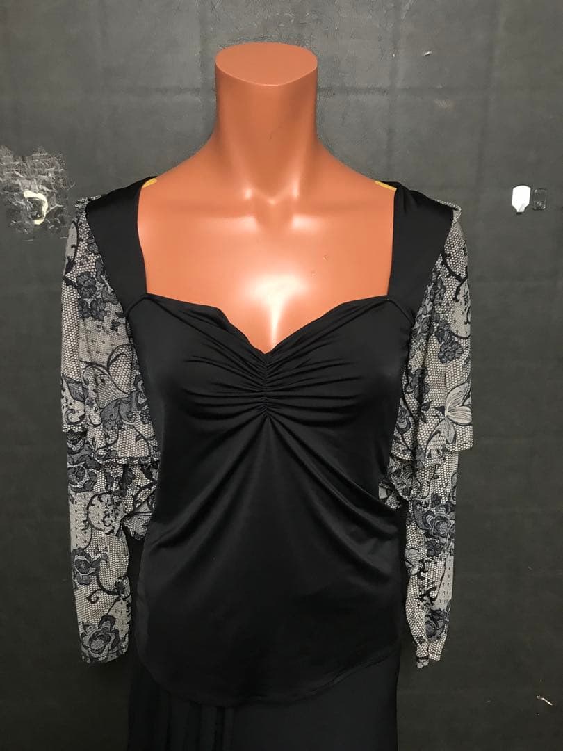 【エスパン】ペイズリー柄トップス2794