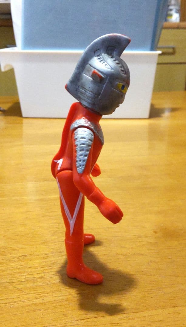 当時物　ウルトラセブン　ソフビ　ブルマァク　約14cm　　昭和