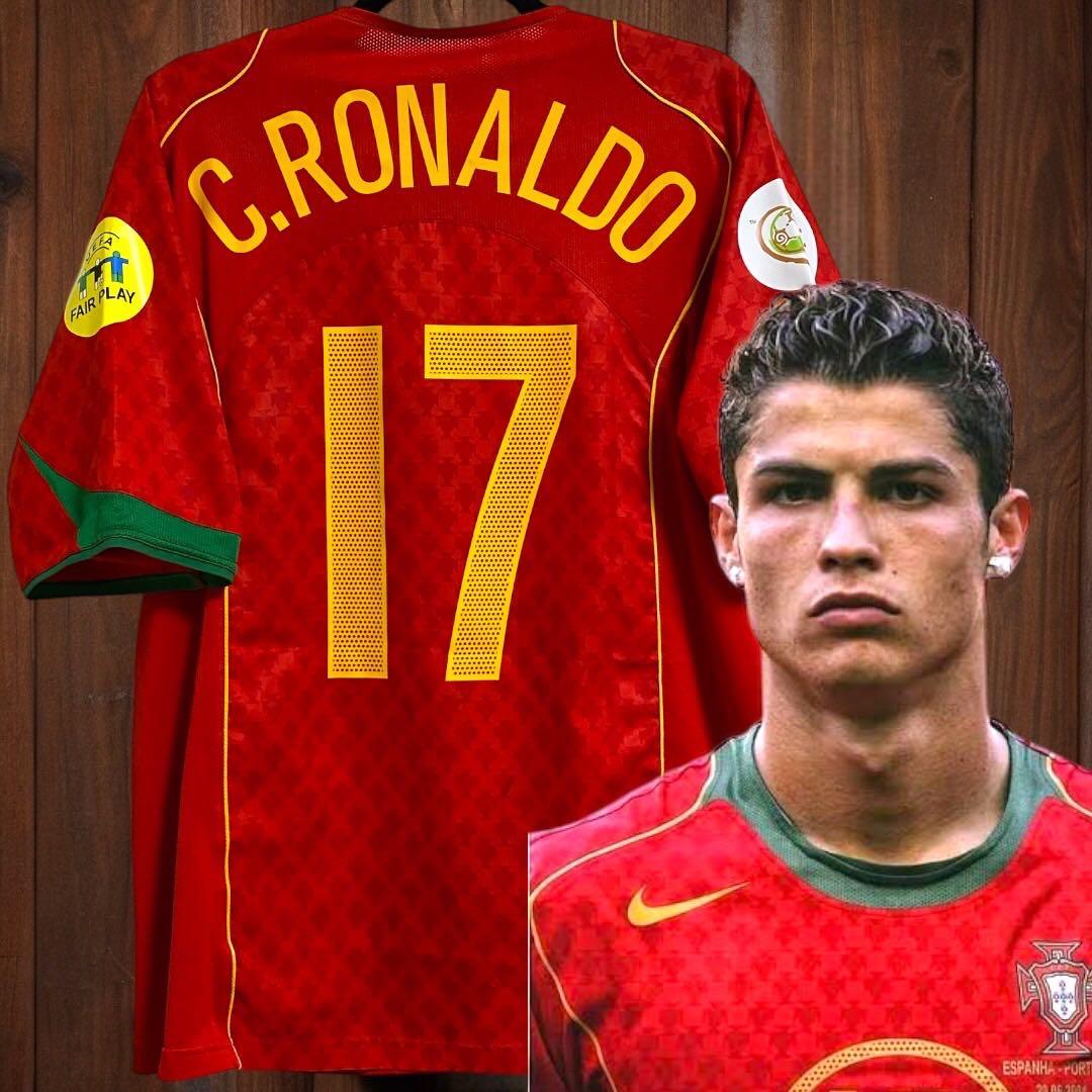 『正規品』ポルトガル代表 2004 クリスティアーノ・ロナウド ユニフォーム