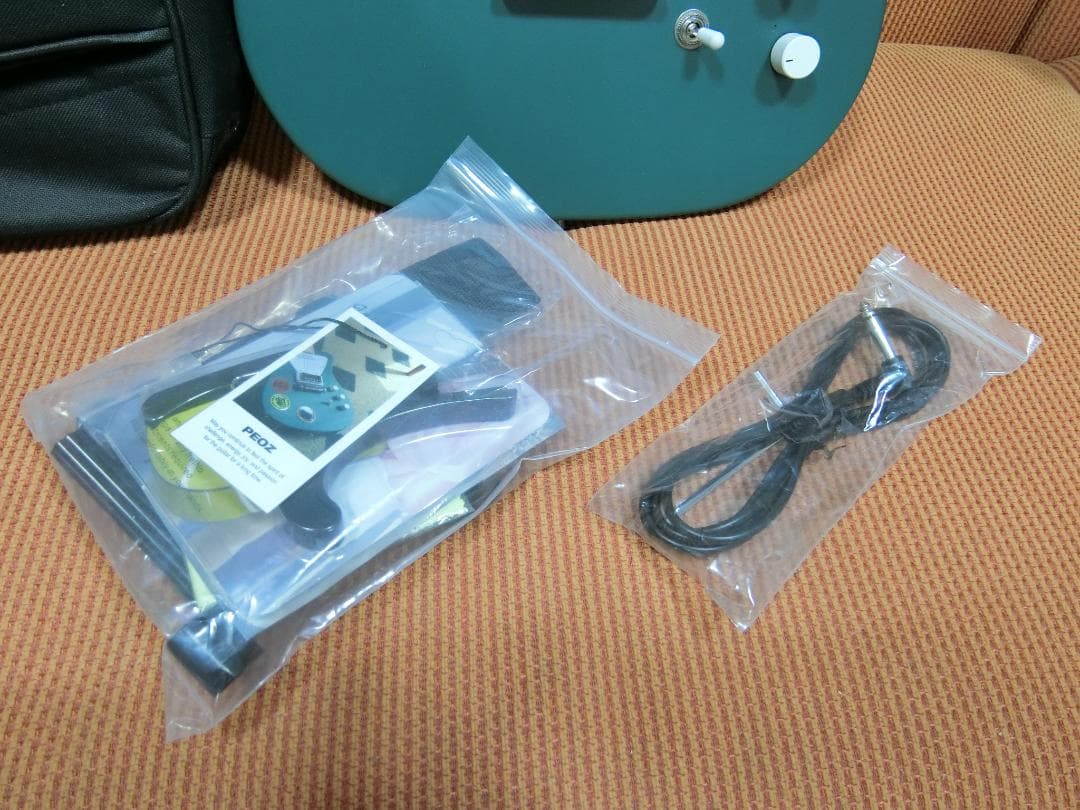 スマートギター☆PEOZ エレキギター オリーブグリーン