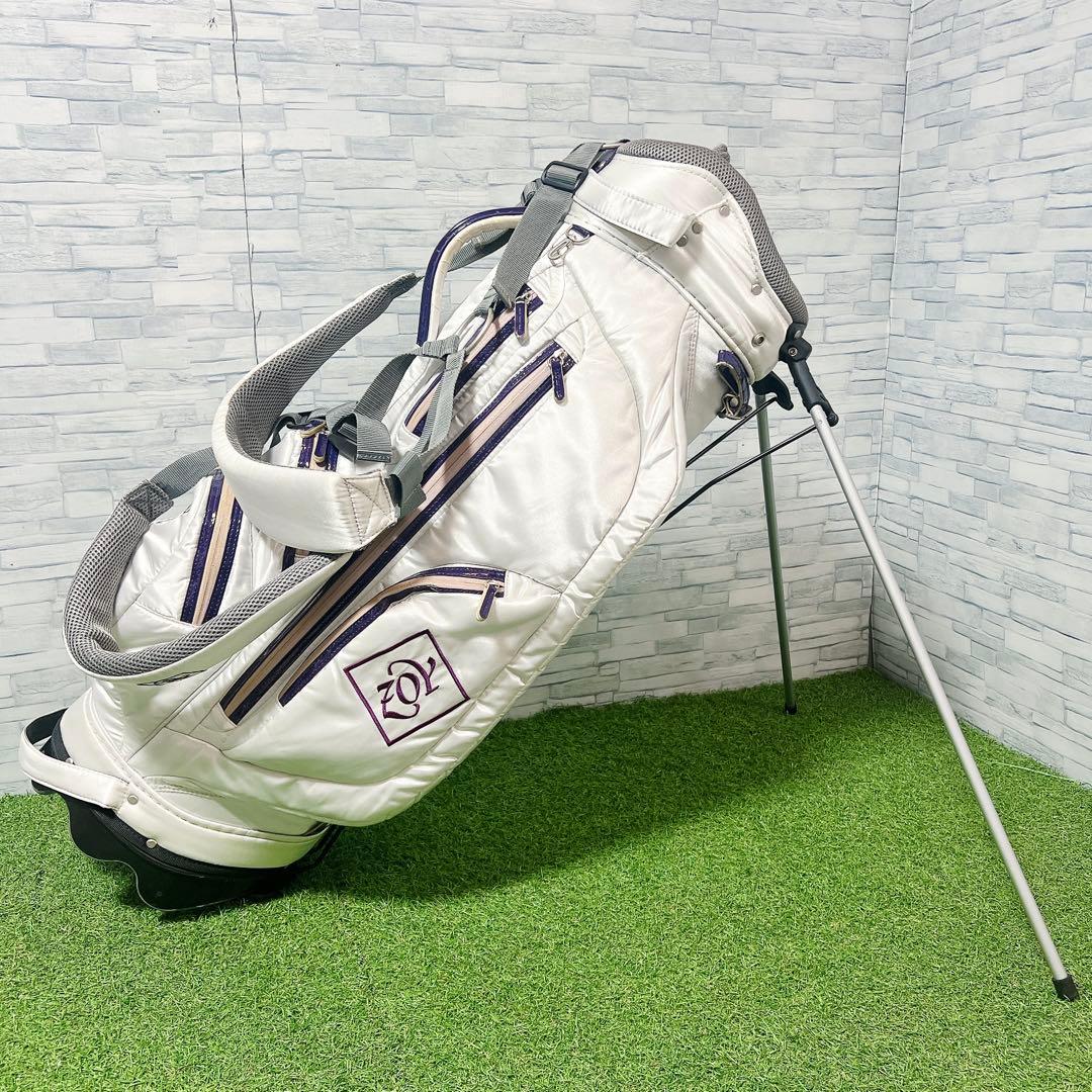 ZOY ゾーイ ゴルフ キャディバッグ スタンド式 クッション素材 軽量 6分割