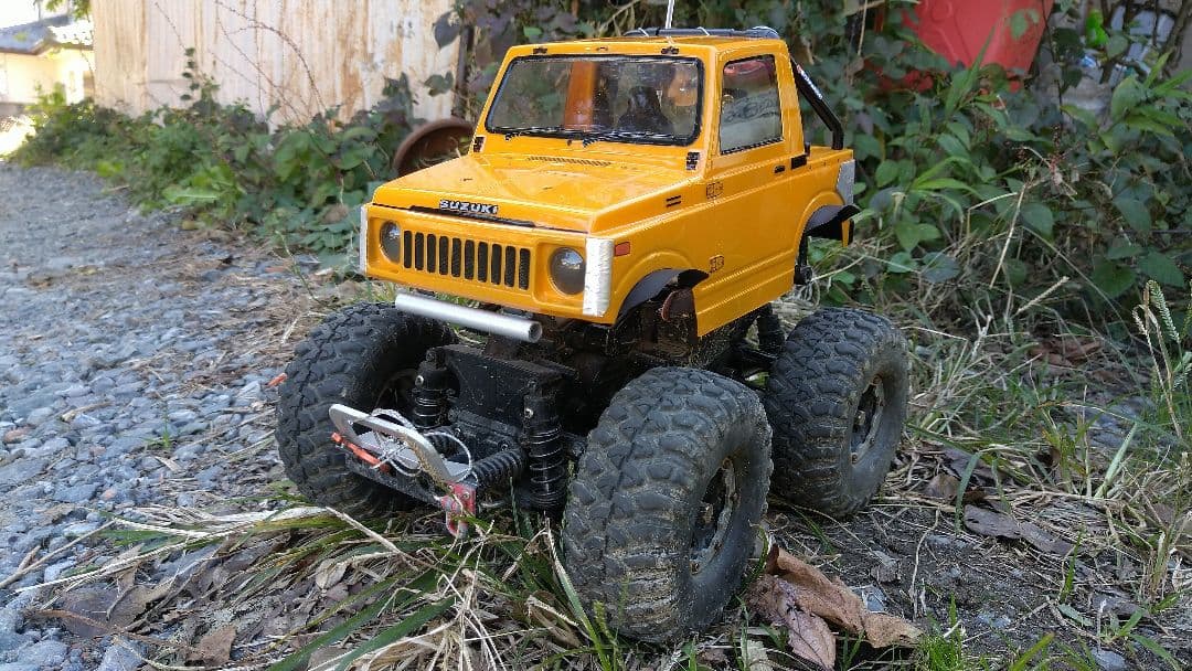 タミヤジムニーボディー製作用ページボディーのみの販売。シャシーは付きません