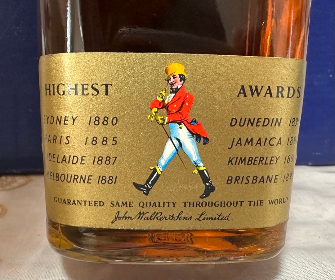 古酒・未開栓 ジョニーウォーカー 2本入り 赤ラベル 黒ラベル