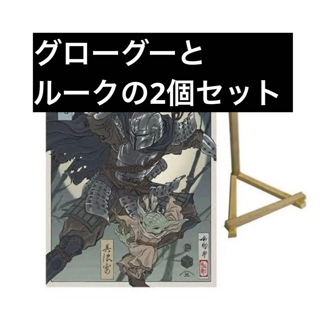 SWCJ限定　アートピンバッジ　ルークスカイウォーカー・マンダロリアン