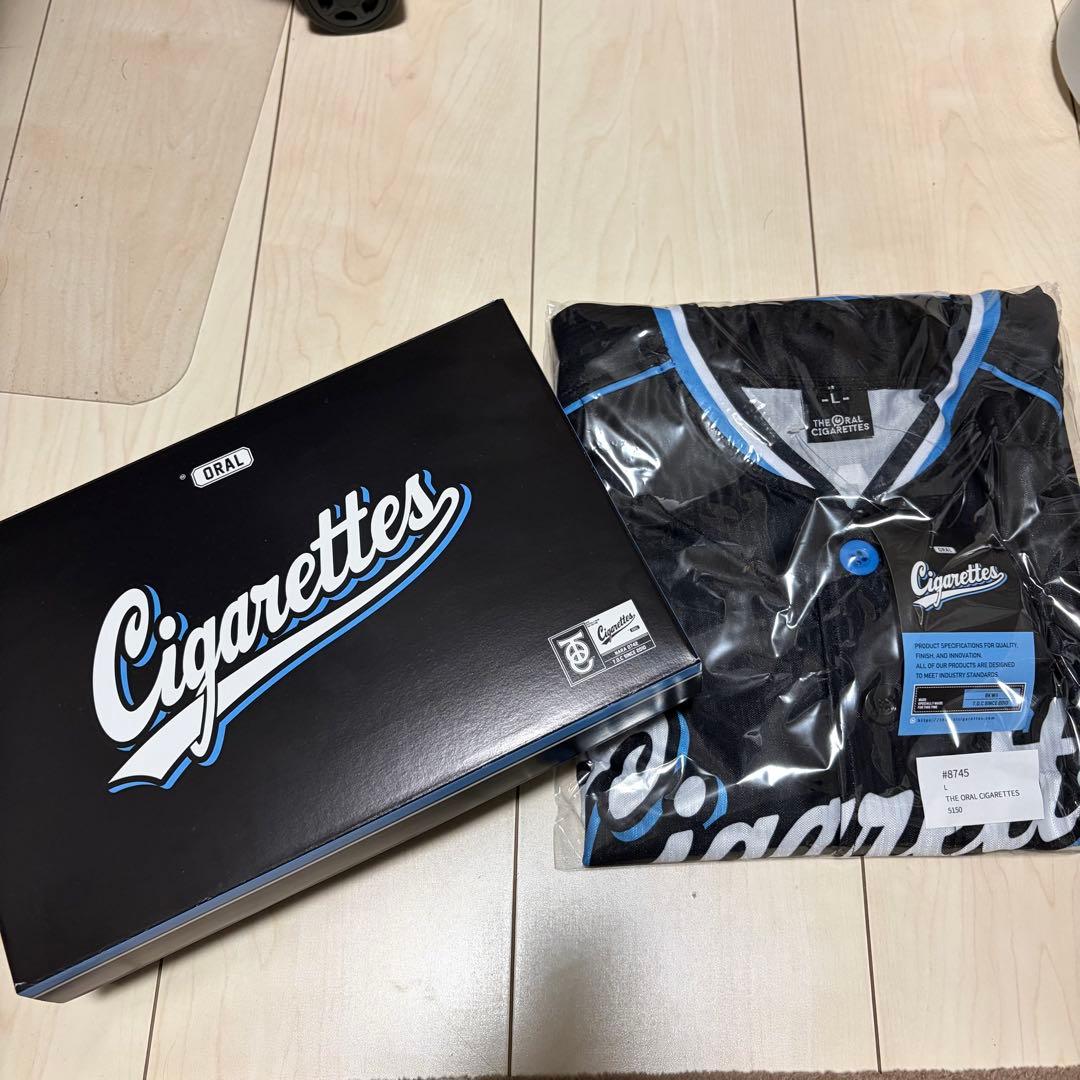 THE ORAL CIGARETTES ベースボールTシャツ 黒 Lサイズ