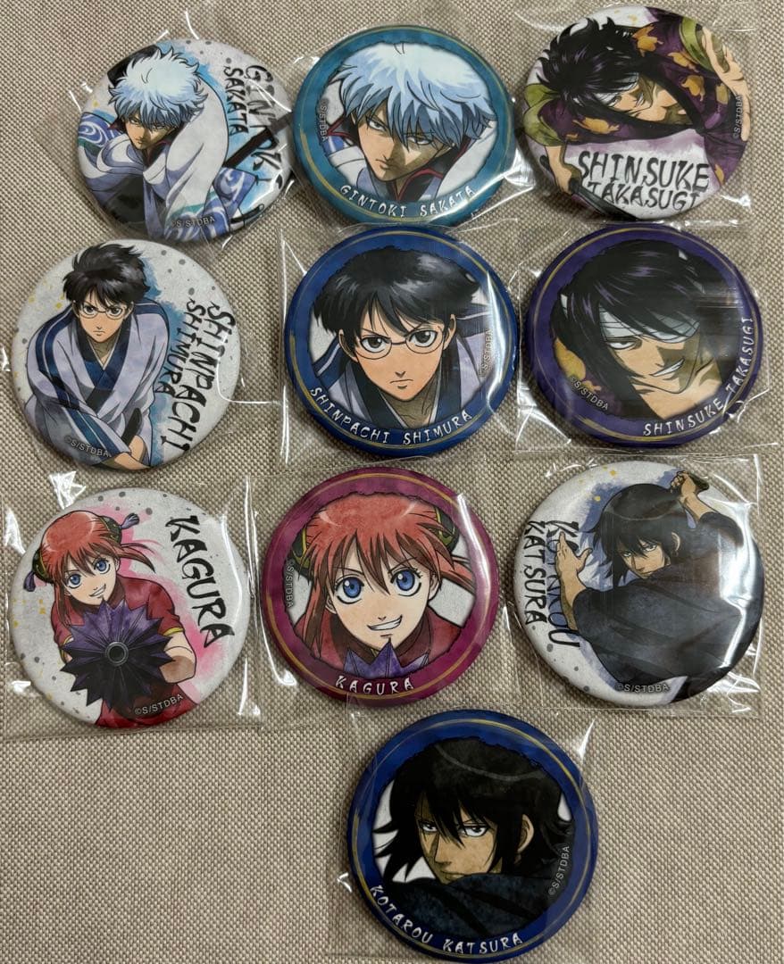 銀魂 坂田銀時 キャラバッジコレクション 紅桜篇 長篇振り返りシリーズ　全種類