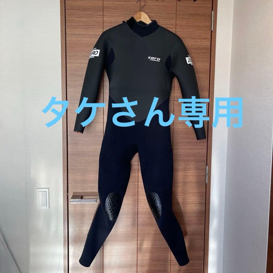 zero セミドライスーツ（5mm/3mm）裏起毛、Mサイズ【新品・未使用】