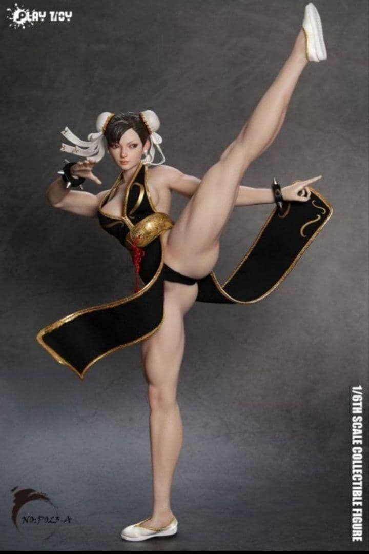 新品　1/6　チュンリー　アクションフィギュア　シームレス素体　眼球可動　春麗