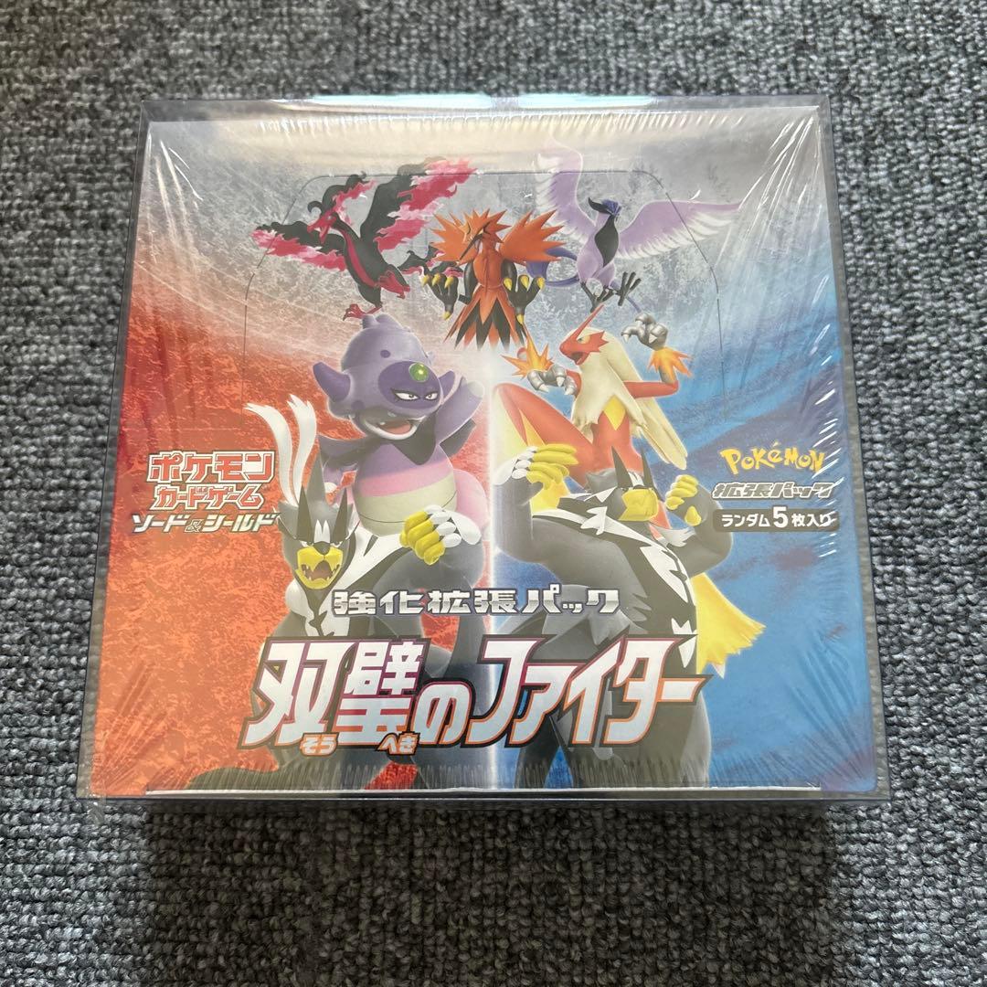 【未開封BOX】 双璧のファイター ポケモンカード