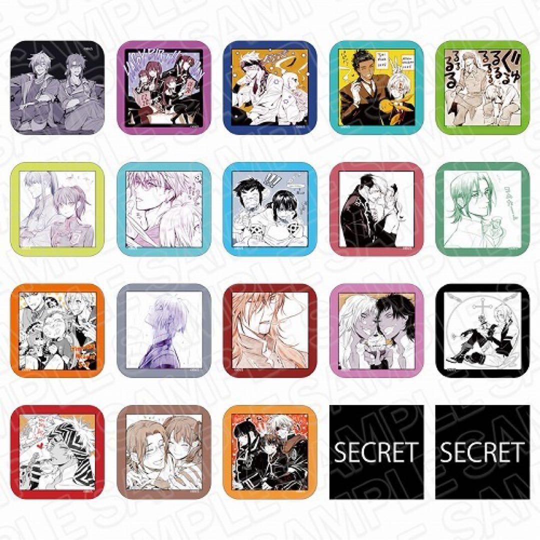 D.Gray-man ましかくカンバッジ vol.1 20個入り1BOX コンプ