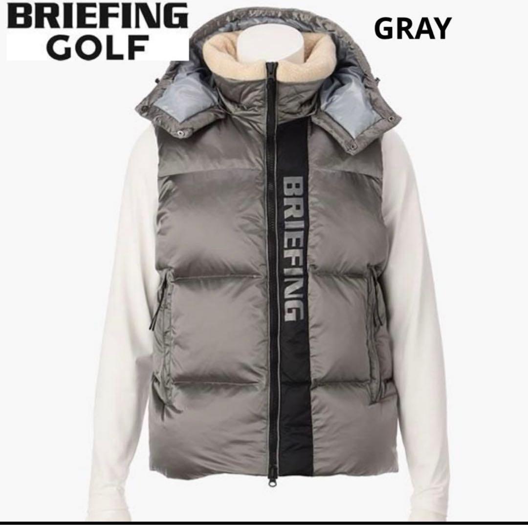 BRIEFING GOLF グレー ダウンベスト