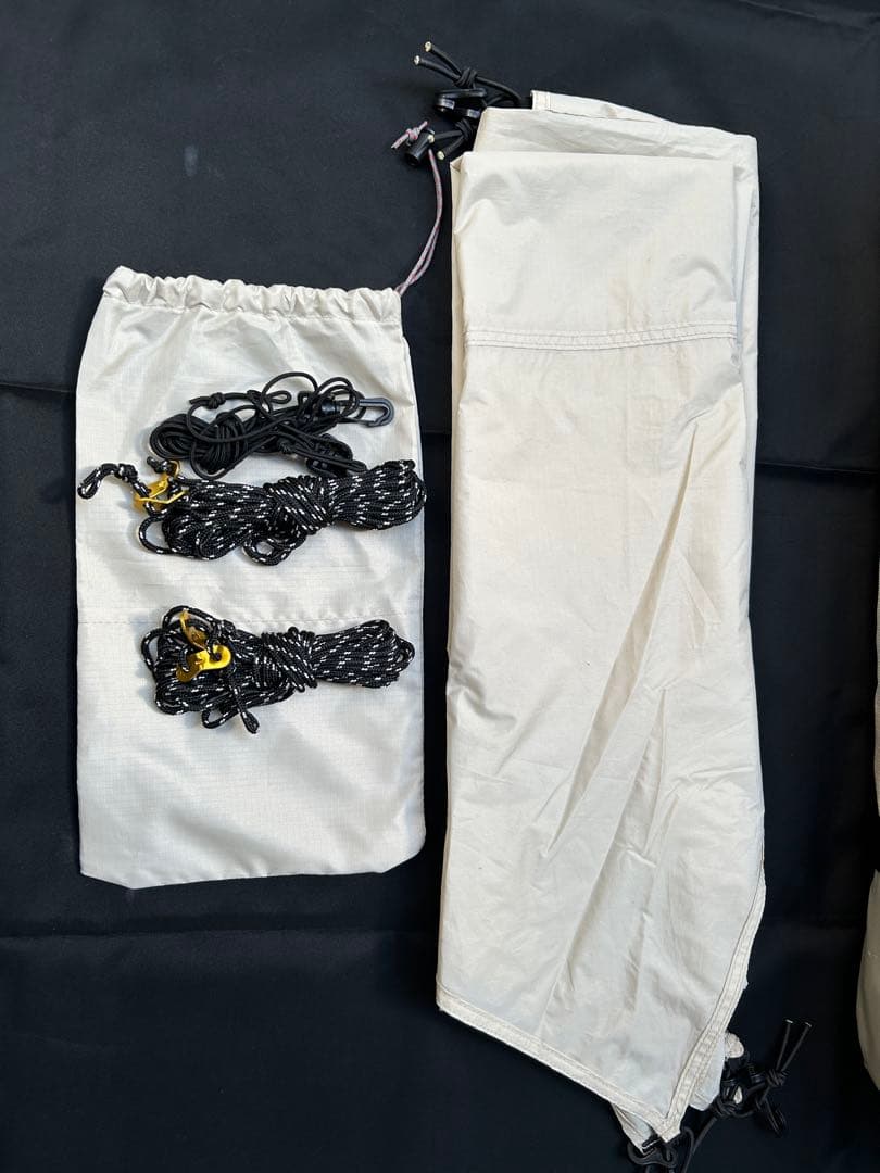 <雪峰祭2021>ランドロック pro アイボリー ブラックポール スノーピーク