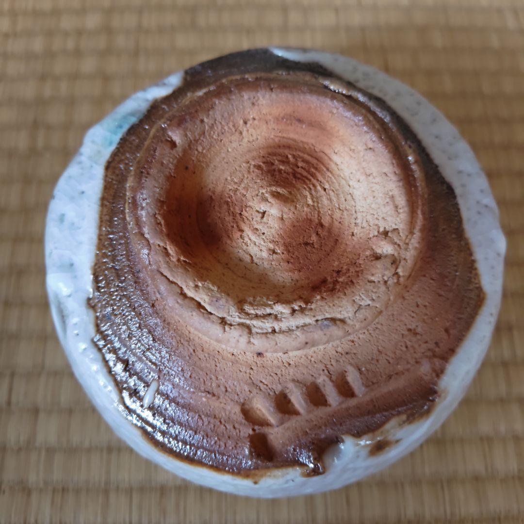 月形那比古 松風鬼志野茶碗 本物保証