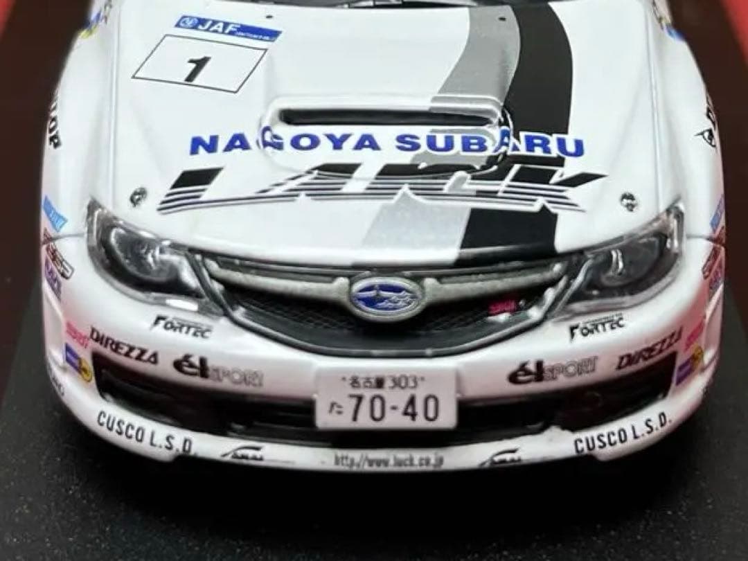 インプレッサWRX STI 勝田範彦1/43 ラックカラー限定版