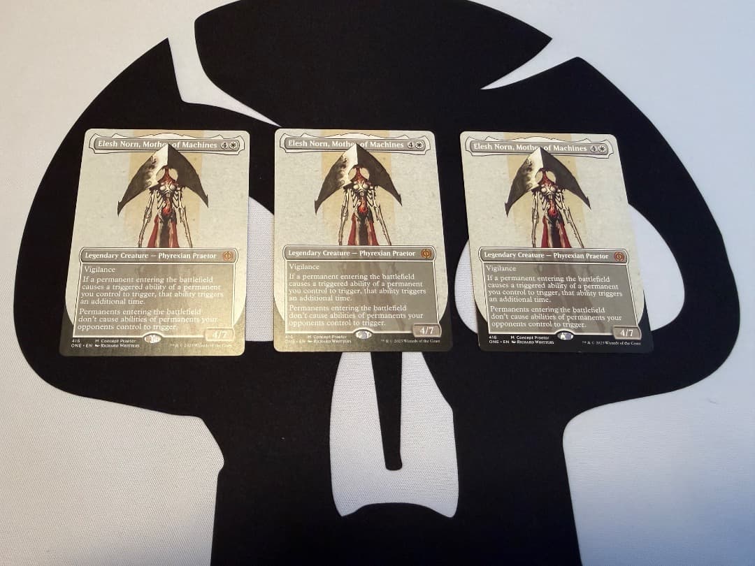 機械の母、エリシュ・ノーン　３枚　英語　MTG