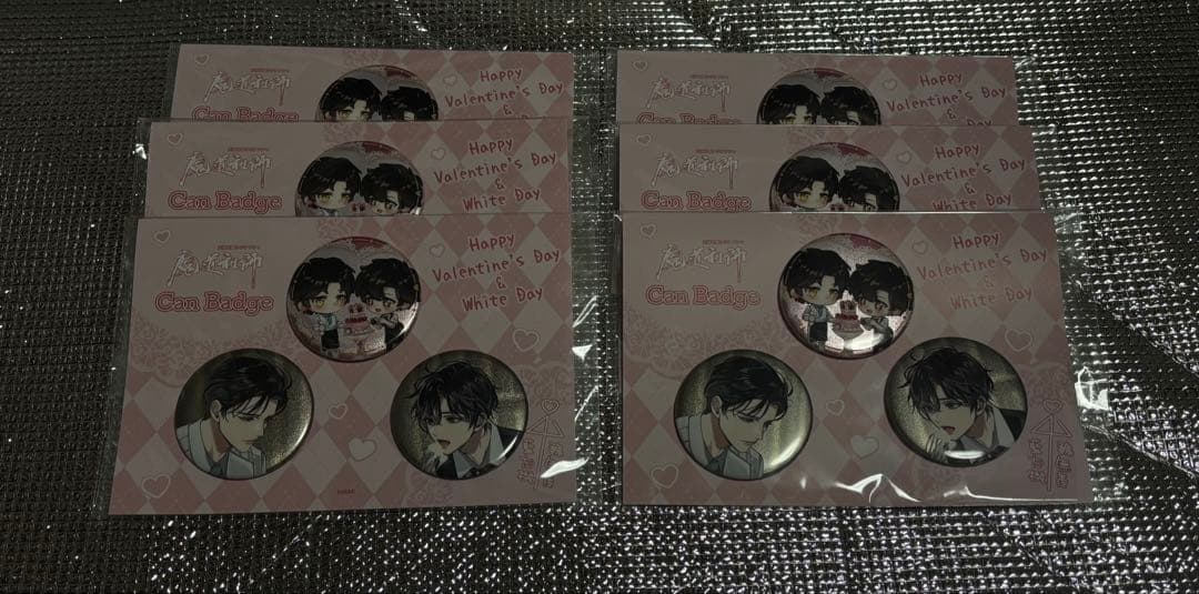 魔道祖師 バレンタイン 缶バッジ 6点セット