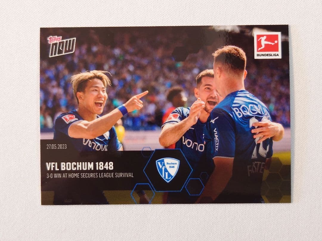 topps now 浅野拓磨 VfLボーフム 日本代表 #213 16
