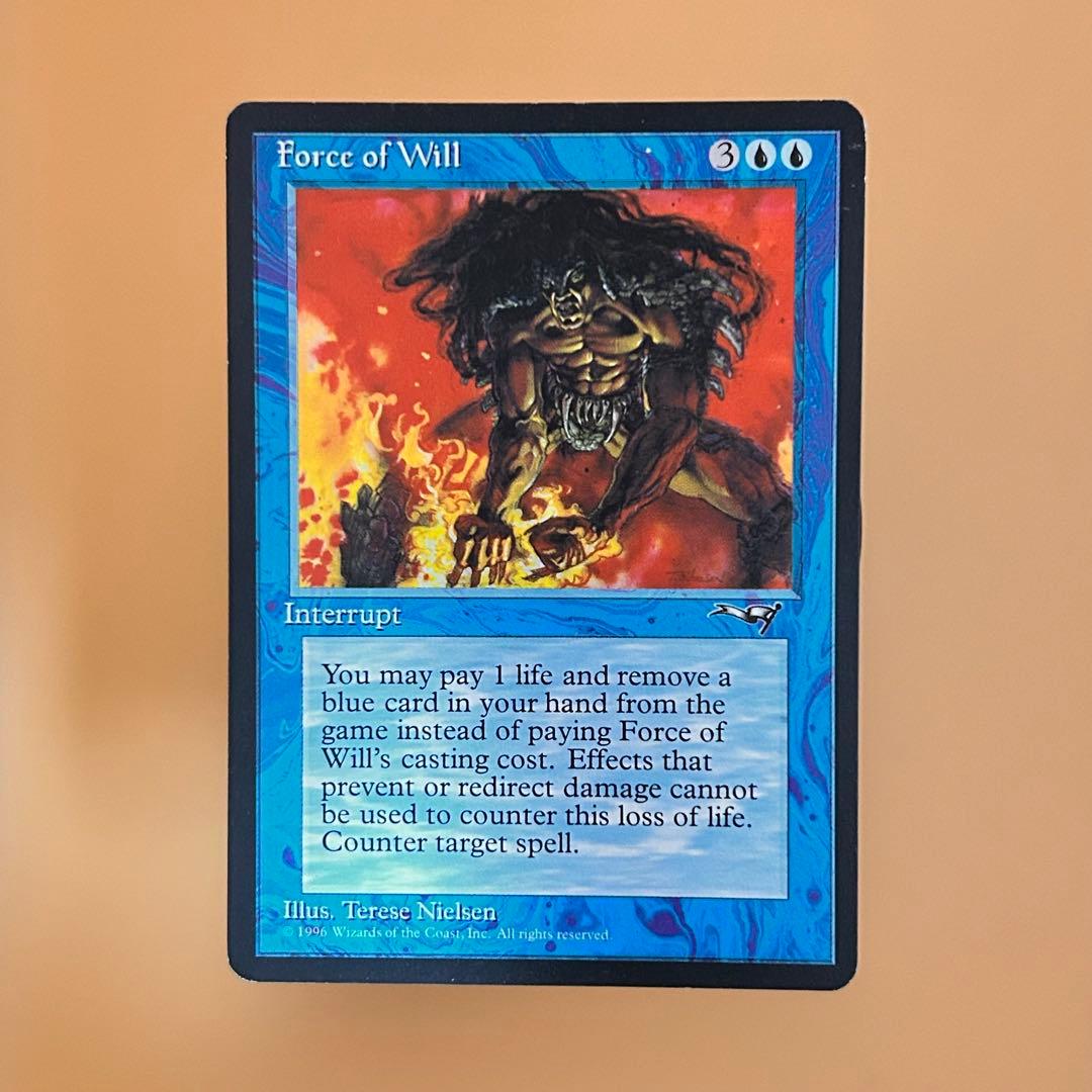 MTG 意思の力 Force of Will 英語 4枚 ALL アライアンス