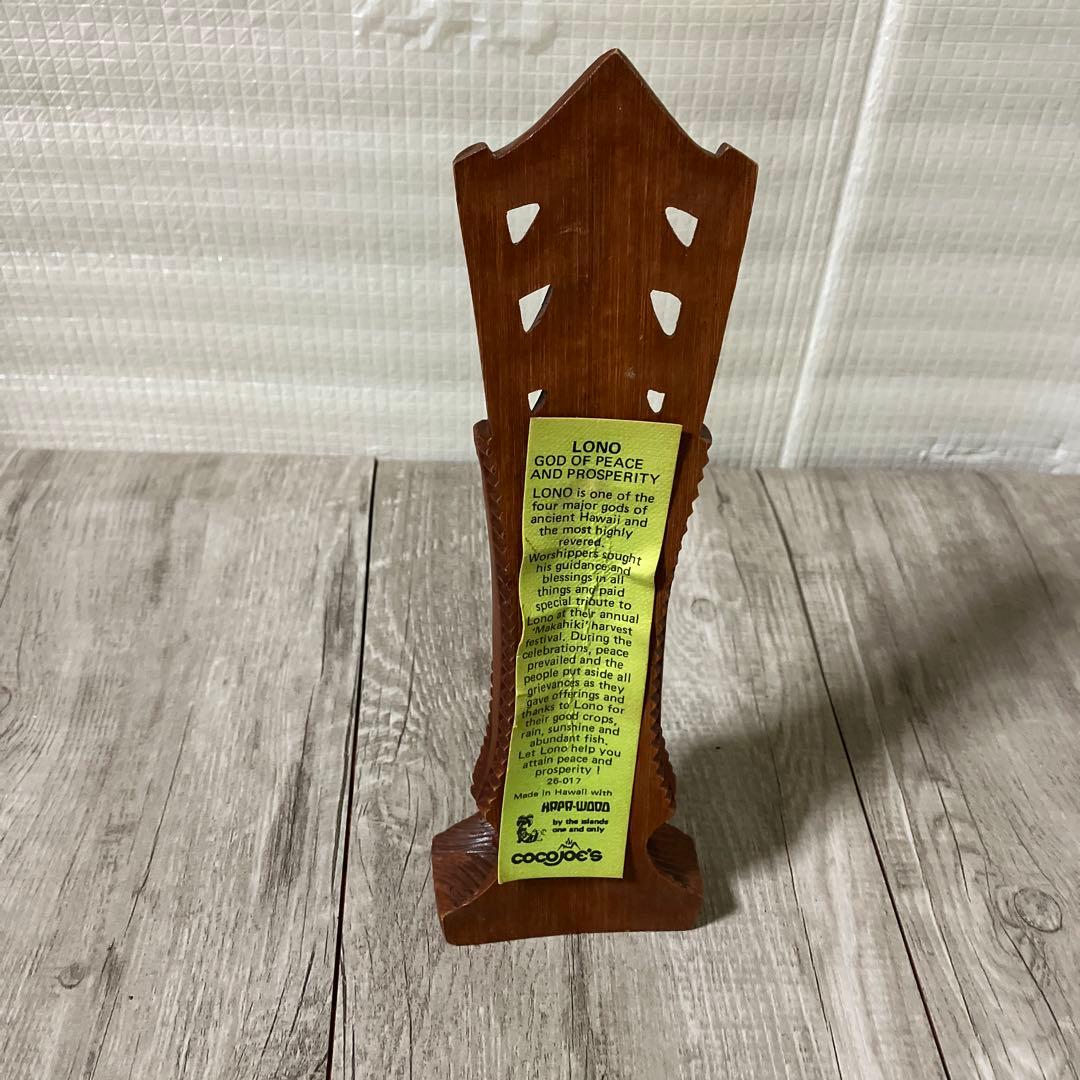 3F 【ヴィンテージ】Coco Joe's ハワイ ティキ像 置物 ALOHA