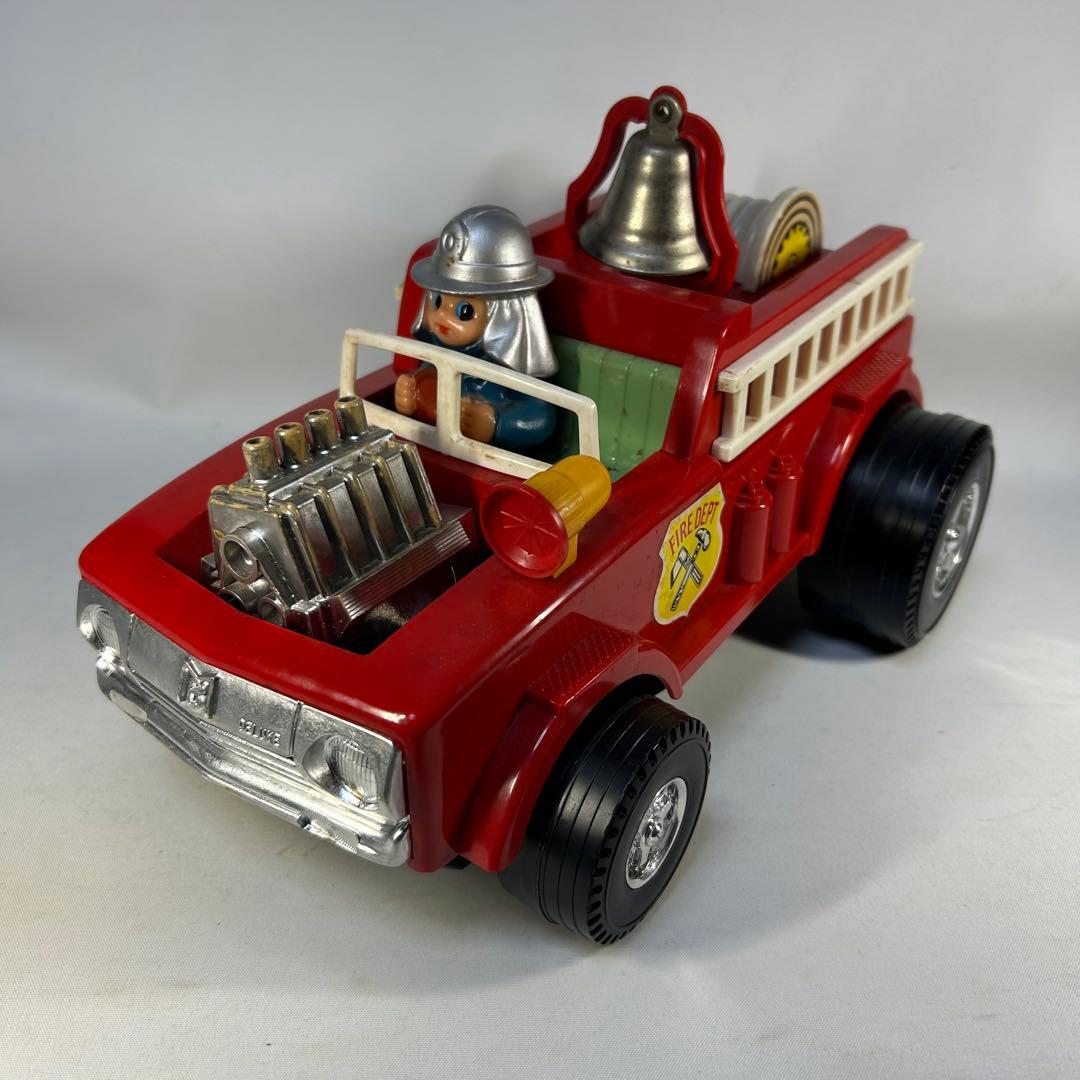 昭和レトロ　ヨネザワ　ビッグマシン　消防車