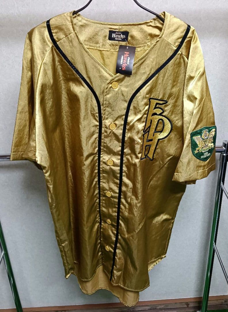 激レア！新品タグ付き！ダイエーホークス ゴールドユニフォーム 2003 V3記念