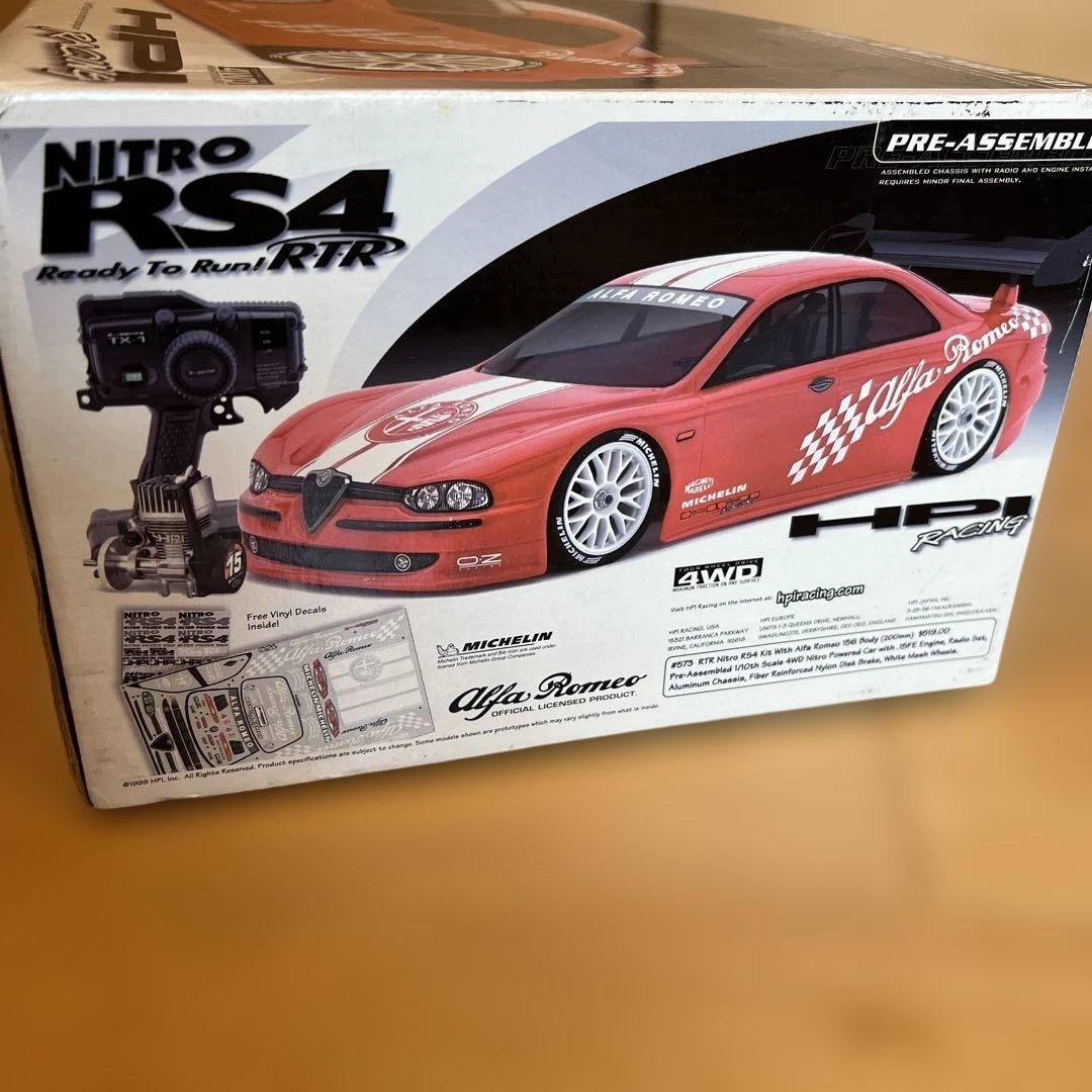 ◆◇◇◆NITRO RS4 Alfa Romeo 4WD ラジコン◆ニトロ未使用